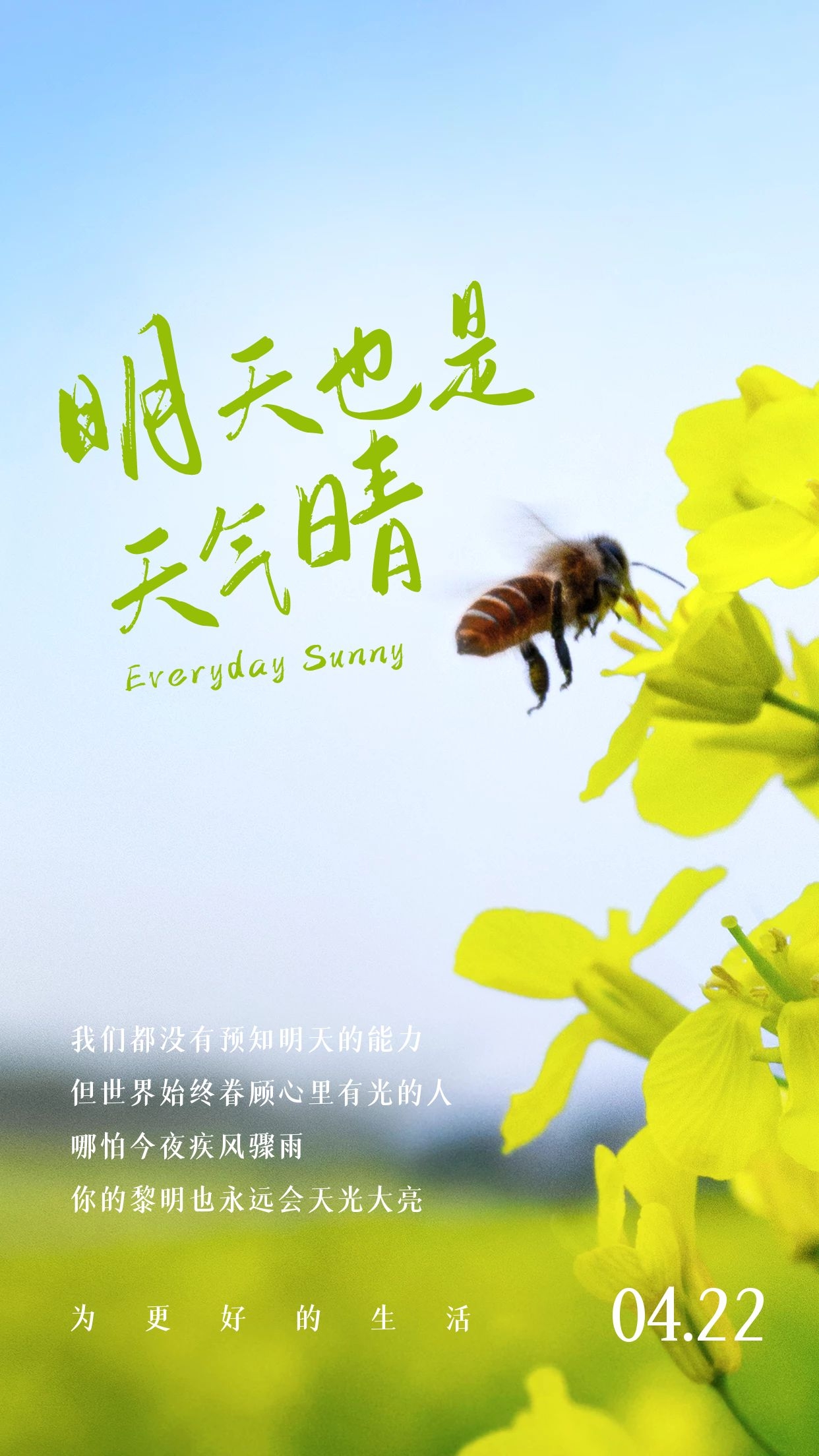 早上好阳光语录正能量图片，愿你全力以赴，并且满载而归！