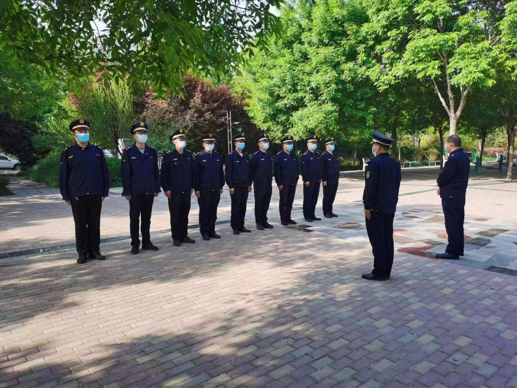 强体能 提素质 鹤壁淇滨区九州路街道综合行政执法局推进服务执法双提升