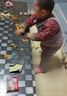 搞笑动图：行为和气质匹配！