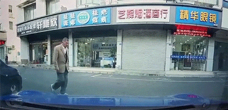 欢乐的GIF动图：狗子都比我快乐...