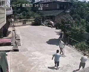 爆笑动图：太需要这个标了，很难不靠近看清楚啊！