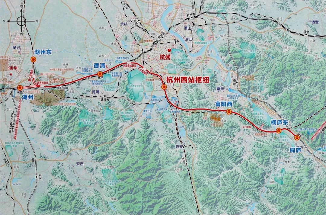 吴兴至临安公路线路图图片