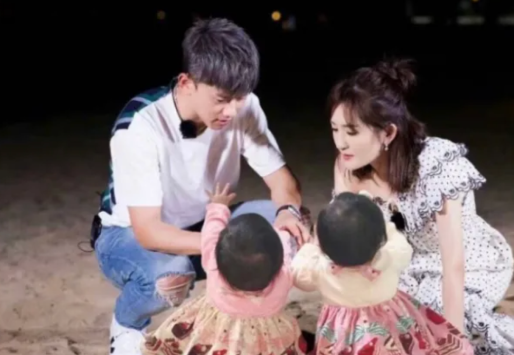 谢娜三胎女儿近照曝光!